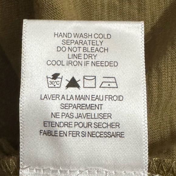 Everleigh Anthropology Olive Green, Lace, Size Small 100% Cotton NWT - Picture 8 of 8